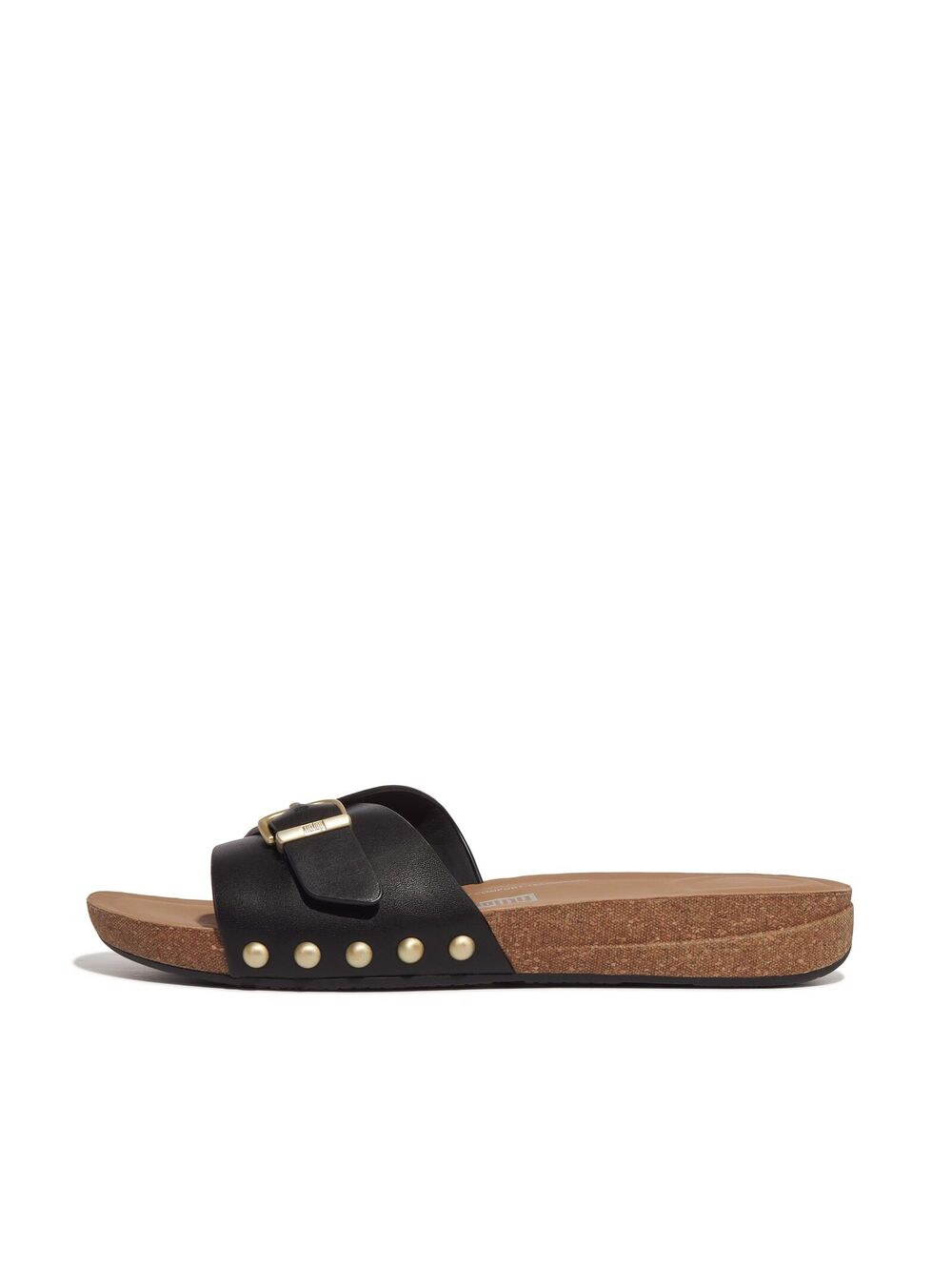 FitFlop Women IQUSHION Adjustable Buckle Leather Sliders 5 (110)